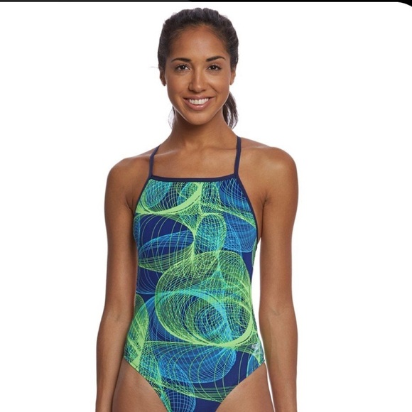 SPEEDO Cyclone Strong One Back Endurance+ One Piece Swimsuit NWT - Picture 5 of 8